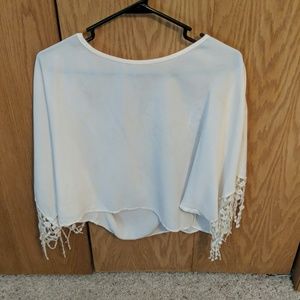 Crop Top lace tee
